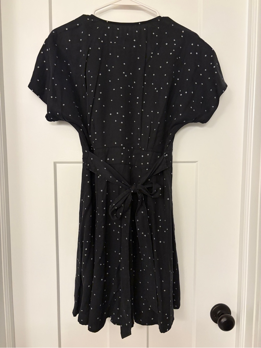 Marine Layer Black Mini Dress with White Stars - Picture 9 of 12